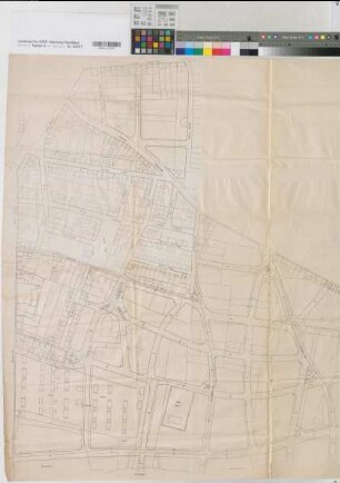 Hoerde (Dortmund) Bebauung im Entenpöthen (Kirchenbau) um 1910 o.M. 131 x 106 Druck v. Romberg, Gesamtarchiv Nr. 248