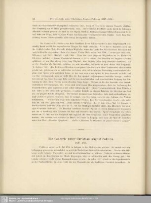 Die Concerte unter Christian August Pohlenz : 1827-1835
