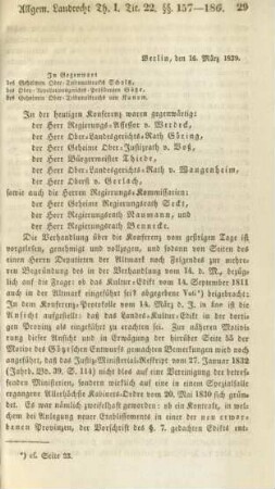 Berlin, den 16. März 1839