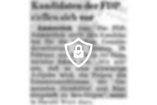 Kandidaten der FDP stellen sich vor