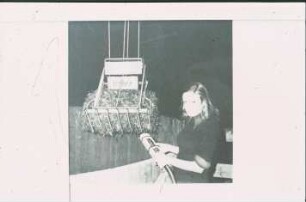 Fotografie: Ein- und Auslagerungstechnik, Greiferanlage, Bedienelement