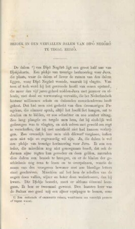 Bezoek in den vervallen dalem van Dipô Negôrô te Tegal Redjô