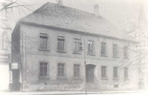 Marktplatz 3 (die alte Bürgerschule) an dieser Stelle steht heute eine Filiale der Sparkasse Detmold. Detmold. Marktplatz