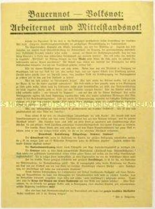 Wahlaufruf der NSDAP
