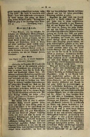 Straubinger Tagblatt. Unterhaltungsblatt zum Straubinger Tagblatt. 1863