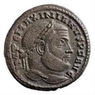 Münze, Follis, 305 n. Chr.