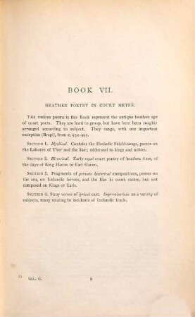 Corpus poeticum boreale : the poetry of the old Northern tongue from the earliest times to the 13. century, II