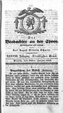 30. Stueck, 29. Juli 1839