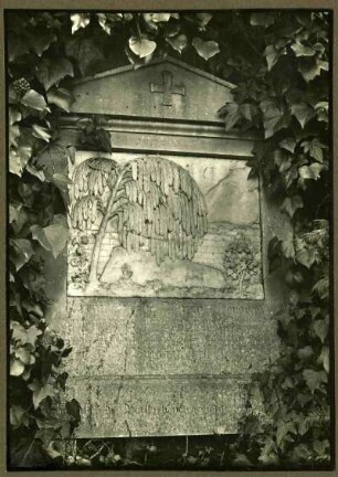 Friedhof. Grabstein