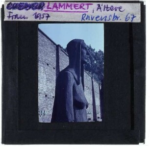 Lammert, Frauengruppe : Detail, Ältere Frau