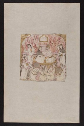 Bahrām Gūr bei der Prinzessin im weißen Pavillon