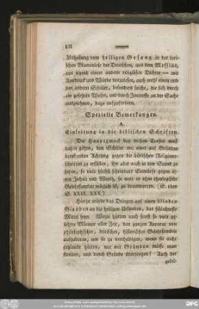 Specielle Bemerkungen.