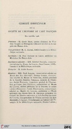 Comité directeur