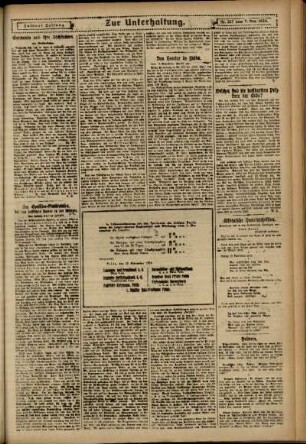 Vierte Ausgabe vom Sonntag, den 07. Dezember 1924.