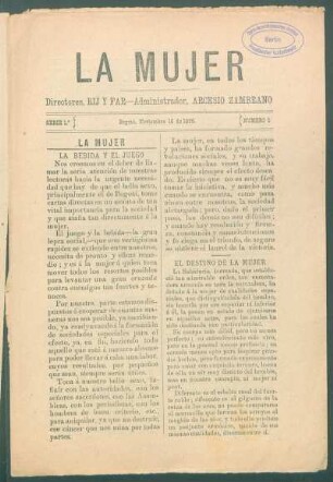 1895000500: Serie 1 [Año 1.]1895,16.Nov.=Nr. 5