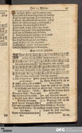 [31. bis 40. Psalm]