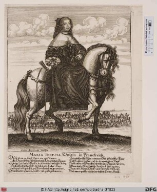 Bildnis Marie Thérèse, Königin von Frankreich und Navarra, geb. Infantin von Spanien