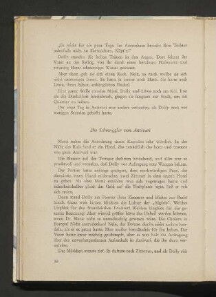 Die Schmuggler von Antivari