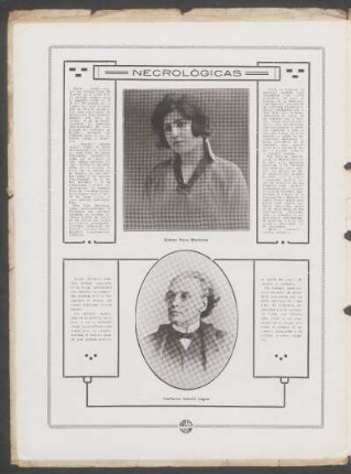 Necrológicas : Esther Pons Martinez [y] Ildefonso García Lagos
