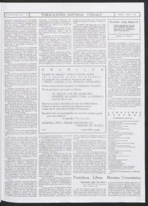 Periódicos, libros, revistas, comentarios