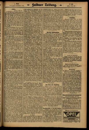 Zweite Ausgabe vom Freitag, den 02. Mai 1913.