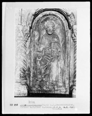 Chorschranken des Trierer Doms: Thronender Christus