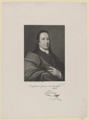 Bildnis des Nikolaus Ludwig Zinzendorf