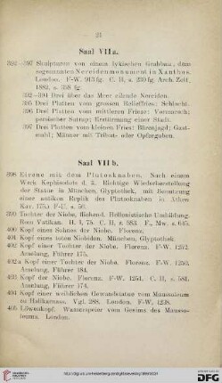 Saal VIIb (Nr. 398 - 405)