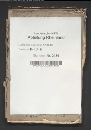 Erzbischöflich-kölnische Jurisdiktion in der Herrschaft Dyck in Matrimonialsachen