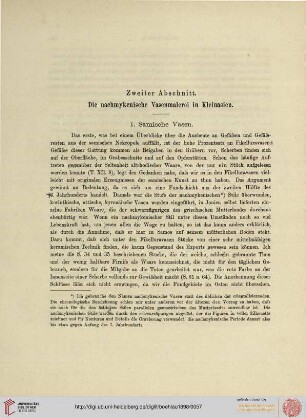 2. Abschnitt: Die nachmykenische Vasenmalerei in Kleinasien