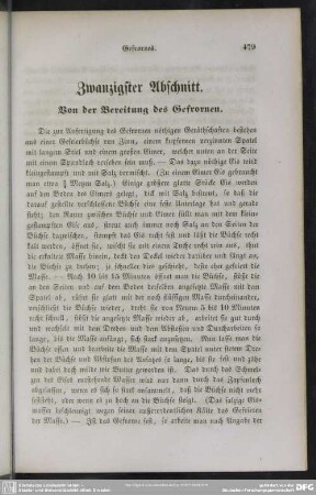 Zwanzigster Abschnitt. Von der Bereitung des Gefrornen