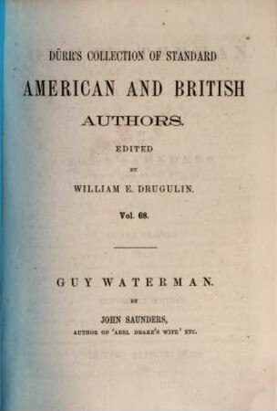 Guy Waterman, 2