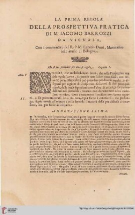 La prima regola
