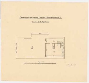 Haus Regierungsbaumeister E. Mellin, Berlin-Lankwitz: Grundriss EG 1:50