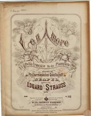 Con amore : Polka française für das Pianoforte ; op. 60