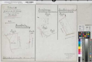 Holzwickede (Holzwickede), Teilung Holzwickede, Urkarte II Beiblatt Sölde Flur 4;11, Obermassen Flur 7, Wickede Flur 6