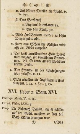 XVI. Ueber 2. Sam. XVI.