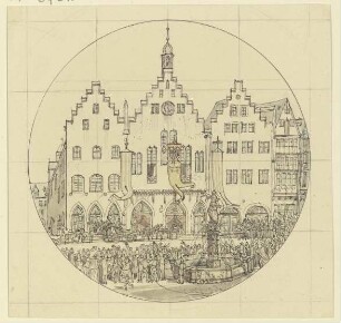 Der Römer am Fürstentag 1864