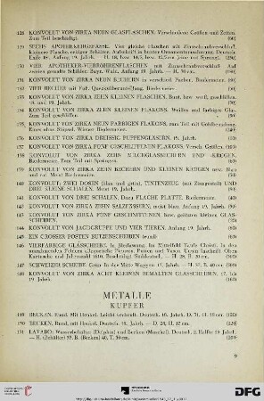 Metalle (Nr. 149-367)