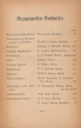 Bezugsquellen-Nachweiser