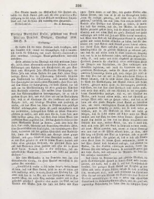 326-328 "Philipp Matthäus Hahn" von Ernst Philipp Paulus : Fortsetzung