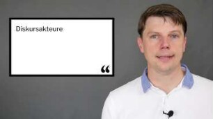 Diskurslinguistische Beschreibungsdimensionen: Akteure