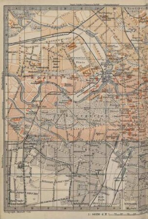 Karte: Übersichtsplan von Berlin (1:44.120)