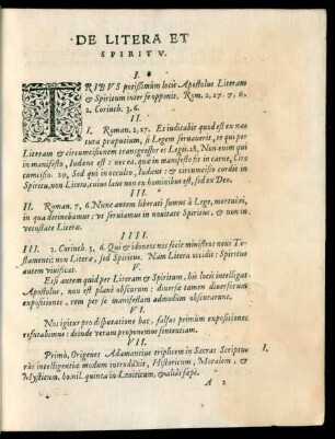 De Litera Et Spiritu.