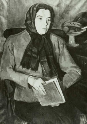 Frau mit Kopftuch