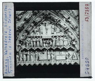 Amiens, Kathedrale Notre Dame : Südportal, Tympanon