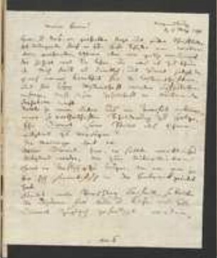 Brief von Johann Jacob Kohlhaas an David Heinrich Hoppe