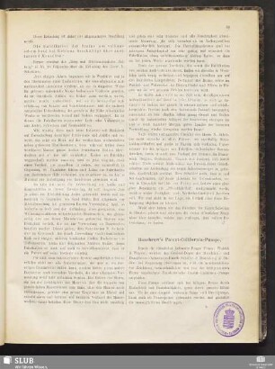 Hansbrow's Patent-California-Pumpe