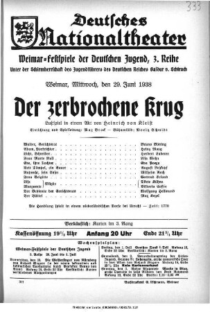 Der zerbrochene Krug
