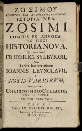 Zōsimu Komētos Kai Apophiskosynēgoru Istoria Nea